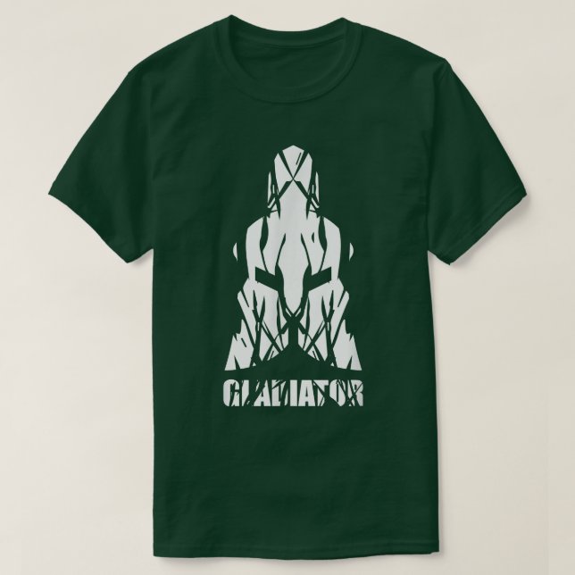 Camiseta GLADIATOR Gladiator Helmet Gym Motivation Fitnes (Frente do Design)