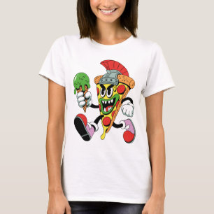 Camiseta Gladiator Pizza Slice Brainrot Italiano