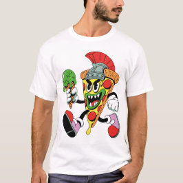 Camiseta Gladiator Pizza Slice do Brainrot Italiano