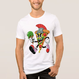 Camiseta Gladiator Pizza Slice do Brainrot Italiano