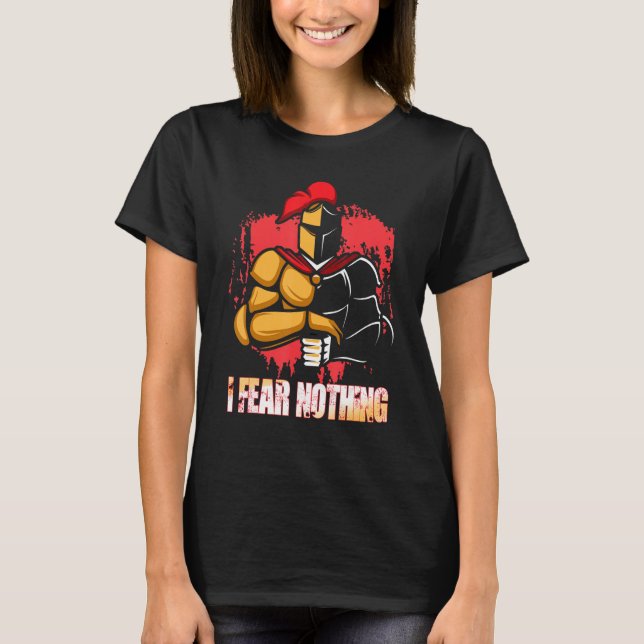 Camiseta Gladiator Warrior Helmet Sword (Frente)