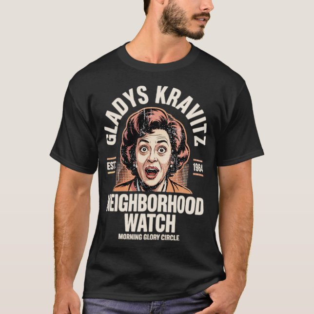 Camiseta Gladys Kravitz Neighhood Watch (Frente)