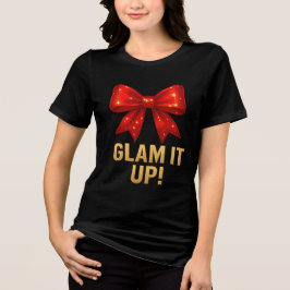 Camiseta Glam It Up Arco de Brilho — Energia de Confiança
