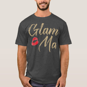 Camiseta Glam Ma   Gift for Glamorous Grandma, Grandmothers