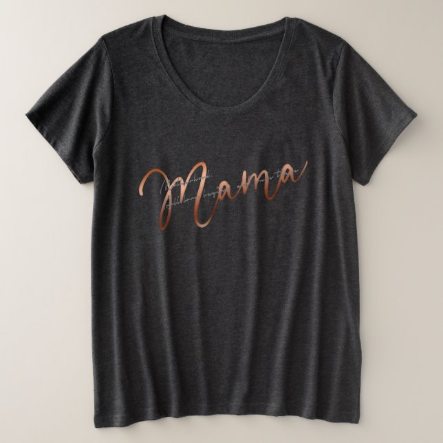Camiseta Glam Mama (Frente do Design)
