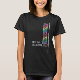 Camiseta Glam Rock Lendas Bar Arco-Íris E Grelha