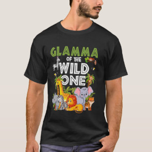 Camiseta Glamma da selva Safari, um jardim zoológico selvag