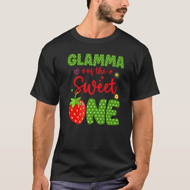 Camiseta Glamma Do Aniversário Um Morango 1rua B (Frente)