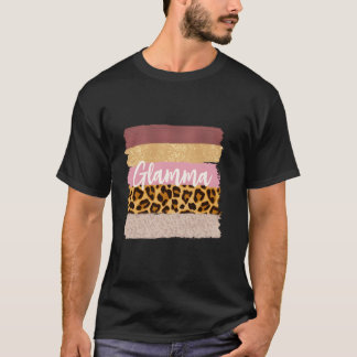 Camiseta Glamma Glam Mãe Nana Leopard