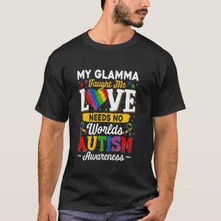 Camiseta Glamma Me Ensina Amor Não Precisa de Palavras Auti