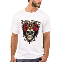 Glamoroso de modo sinistro, design de elegância de