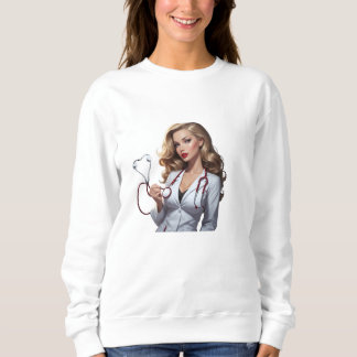 Camiseta Glamorous Doctor with Heart Stethoscope 
