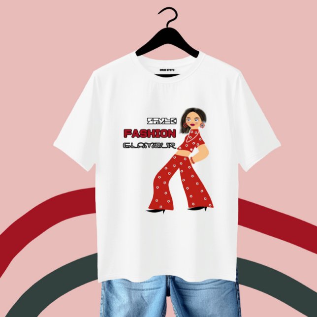 Camiseta Glamour (Criador carregado)