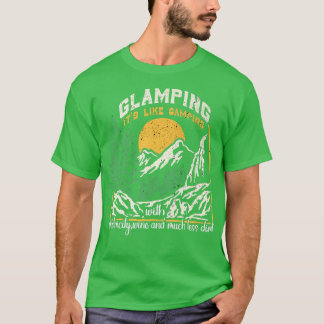 Camiseta Glamper De Definição De Luz É Como Estilhaço De Ac