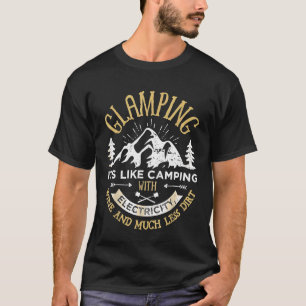 Camiseta Glamper Definitivo Mulheres Vinho Acampamento Engr