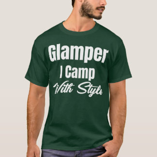 Camiseta Glamper Eu Acampo Com Estilo Aventureiro de Smores