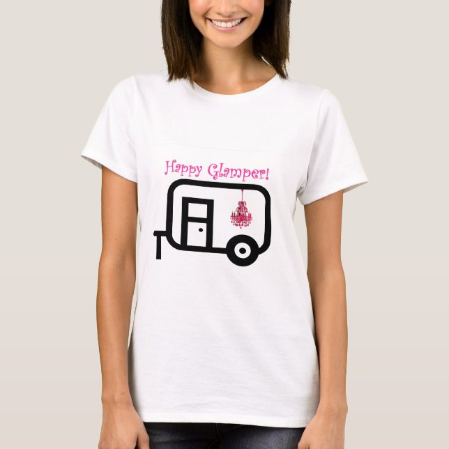 Camiseta Glamper feliz! (Frente)