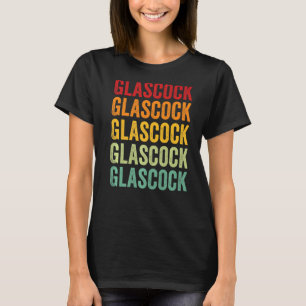 Camiseta Glascock County Georgia Texto Arco-Íris