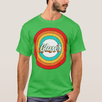 Glaser Name Shirt Vintage Glaser Circ