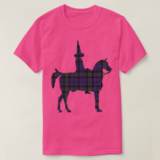 Camiseta Glasgow Duke de Wellington Blackwatch Tartan Colou (Frente do Design)