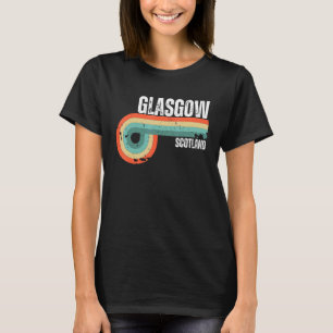Camiseta Glasgow Escócia Cidade Retro Lembrança Vintage