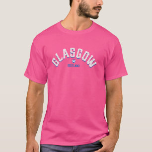 Camiseta Glasgow Scotland Viagem - Vintage Glesga Scottish