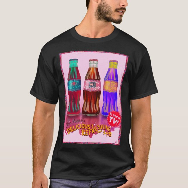 Camiseta Glass Animal&x27;s Pork Soda Poster (Frente)