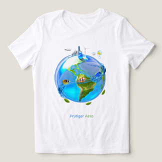Camiseta Glass Earth Frutiger Aero ( V2 )
