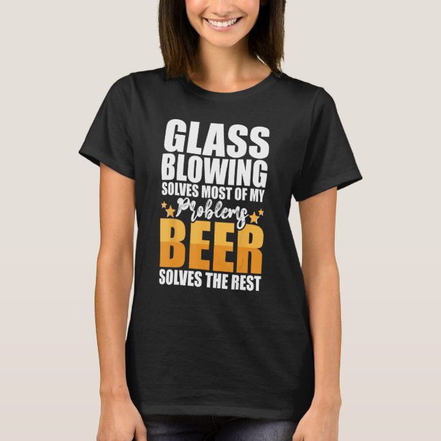Camiseta Glassblowing retro vintage  for glassblower (Frente)