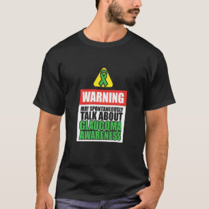 Camiseta Glaucoma Sensibilização Sobrevivente Vencedora