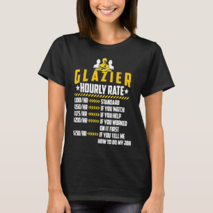 Camiseta Glazier Ha Rate Adora Taxas De Trabalho Mais Engra