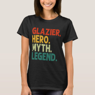 Camiseta Glazier Hero Myth Legend Vintage Glazier