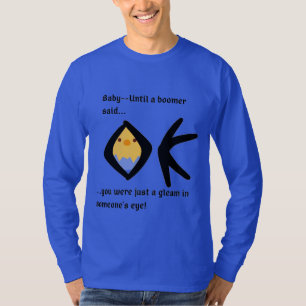 Camiseta Gleam no olho azul - manga comprida Boomerangado