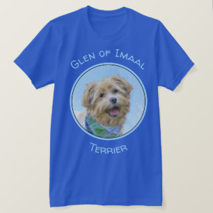Camiseta Glen de Imaal Terrier Painting - Arte Original de