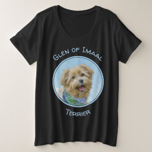 Camiseta Glen de Imaal Terrier Painting - Arte Original de