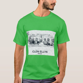 Camiseta Glen Ellyn Illinois Oversize