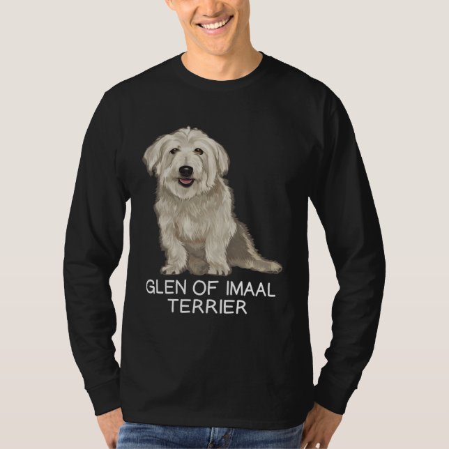 Camiseta Glen of Imaal Terrier Crazy Dog (Frente)