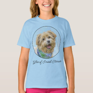 Camiseta Glen of Imaal Terrier Painting - Arte Original de