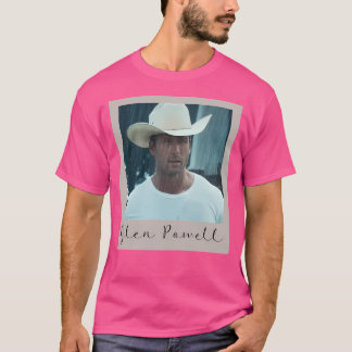 Camiseta Glen Powell Cowboy Refletor Fotografia Crianças