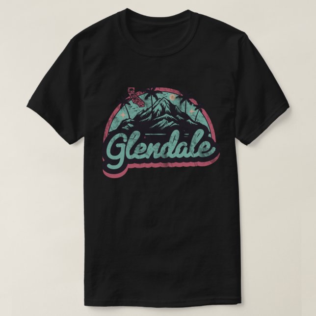 Camiseta Glendale, Califórnia (Frente do Design)