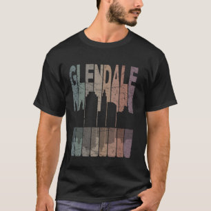 Camiseta Glendale Vintage Glendale Califórnia Retro Glendal