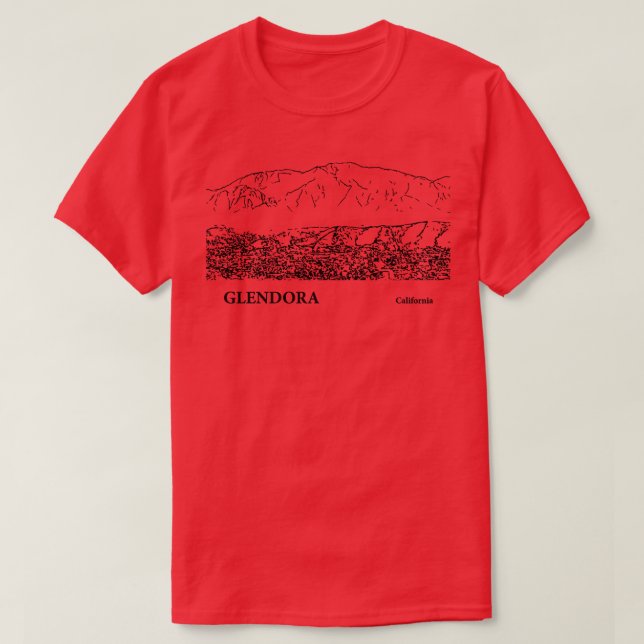 Camiseta Glendora California TShirt 2 (Frente do Design)