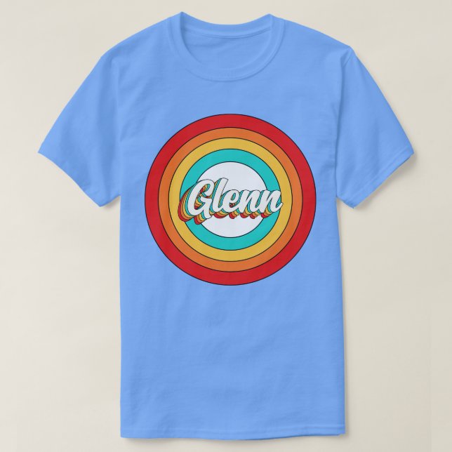 Camiseta Glenn Name Shirt Vintage Glenn Circle (Frente do Design)