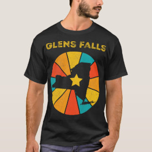 Camiseta Glens Cai em Nova York Vintage Afetou Souvenir 1
