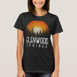 Camiseta Glenwood Primavera Colorado CO Retro Style Vintage