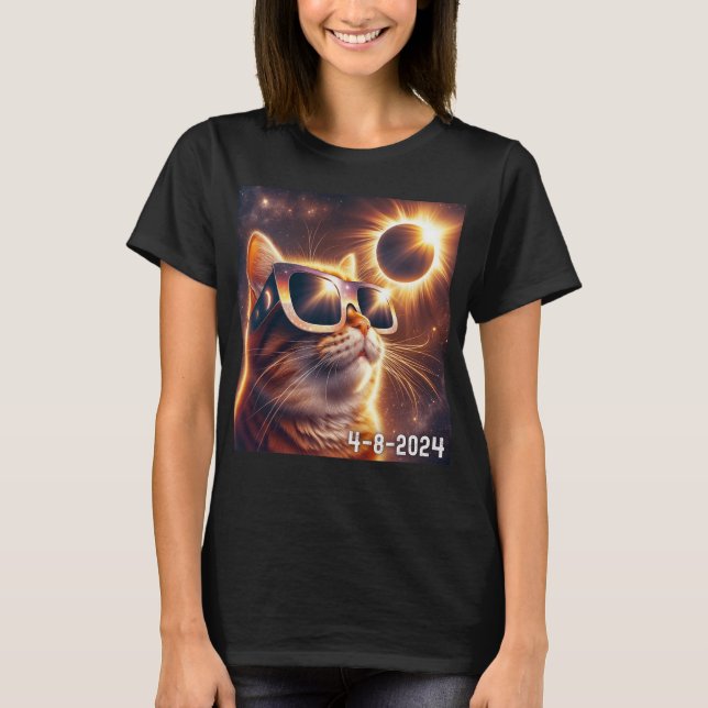 Camiseta Gles de Visto Solar 2024 Eclipse (Frente)