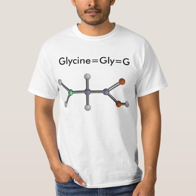Camiseta Glicina (ácido aminado) (Frente)