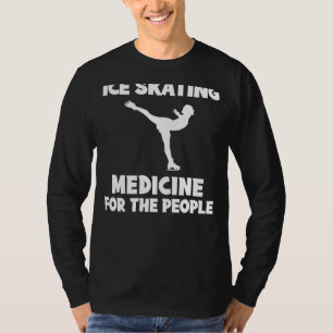 Camiseta Glide to Glee - Patinação no Gelo é Medicina para