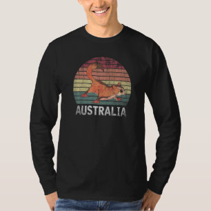 Camiseta Glider de Açúcar Cinto Aussie Animal Retro Austrál