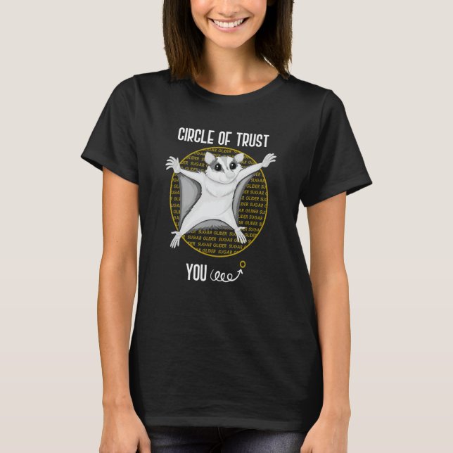 Camiseta Glider De Açúcar Funny Lover Pet Gift Glider (Frente)